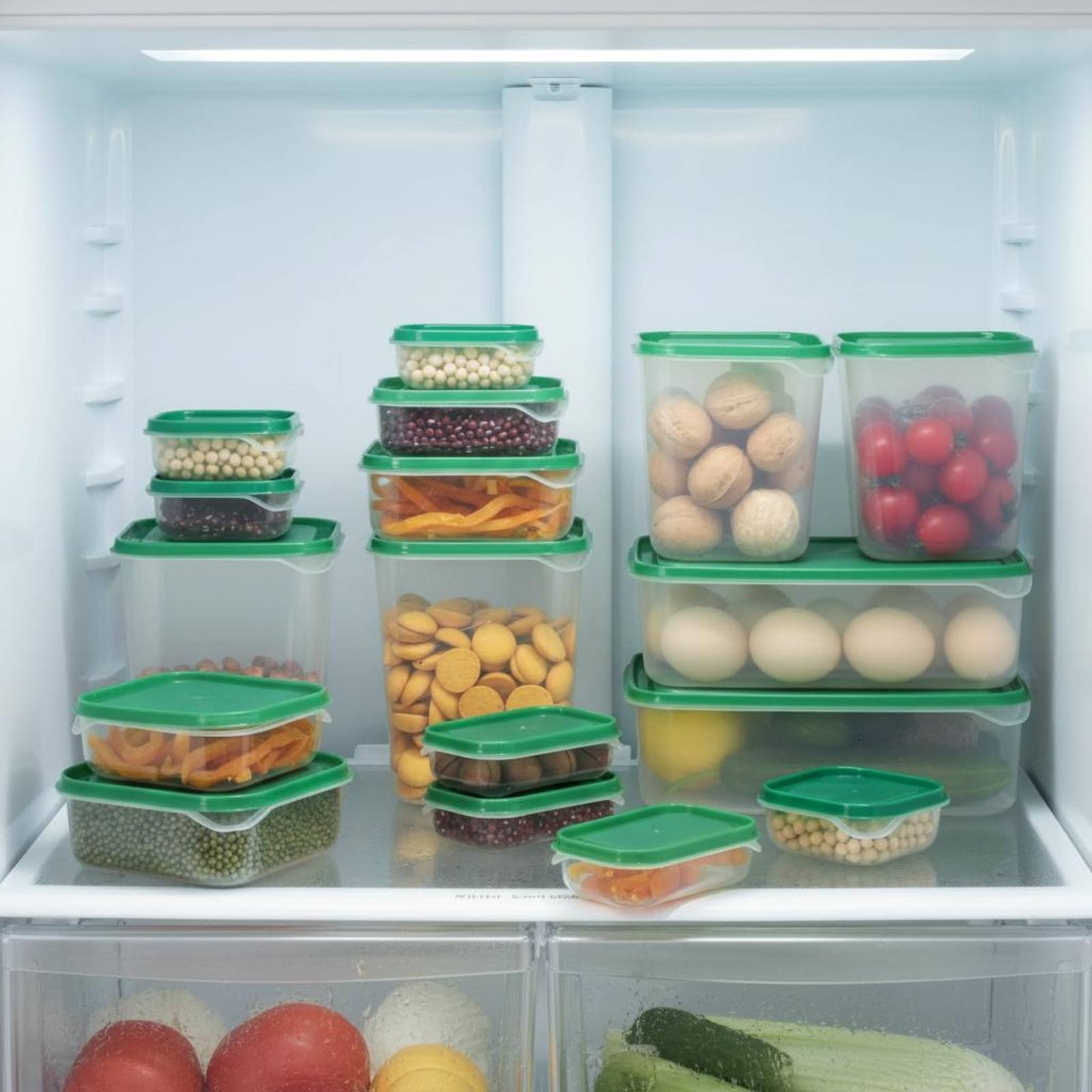 Food Storage Containers - Ensemble de 17 boîtes de rangement