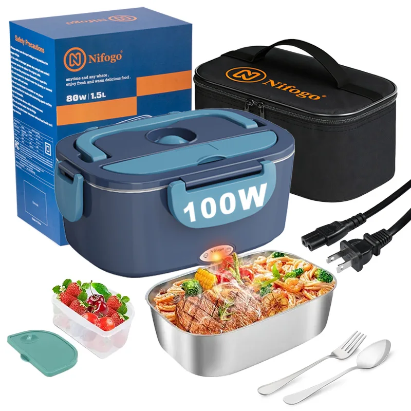 Food Storage Bag Organizer - Boîte à lunch chauffante électrique 100W