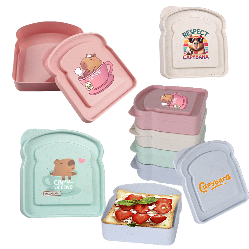 Food Storage Lunch Box - Capybara Sandwich mallette de conservation des