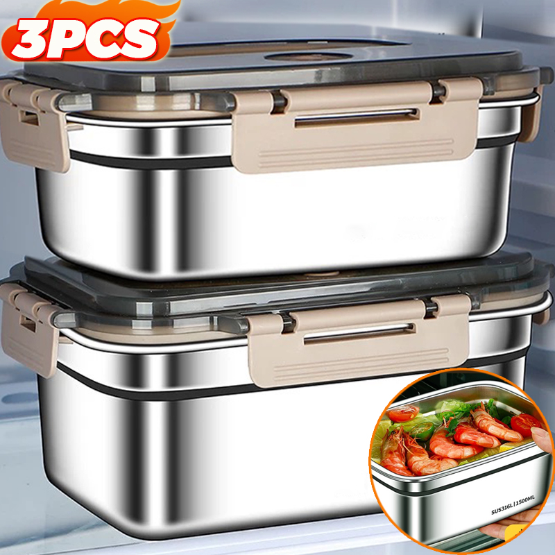 Food Storage Lunch Box - Boîte à bento grande capacité, boîte
