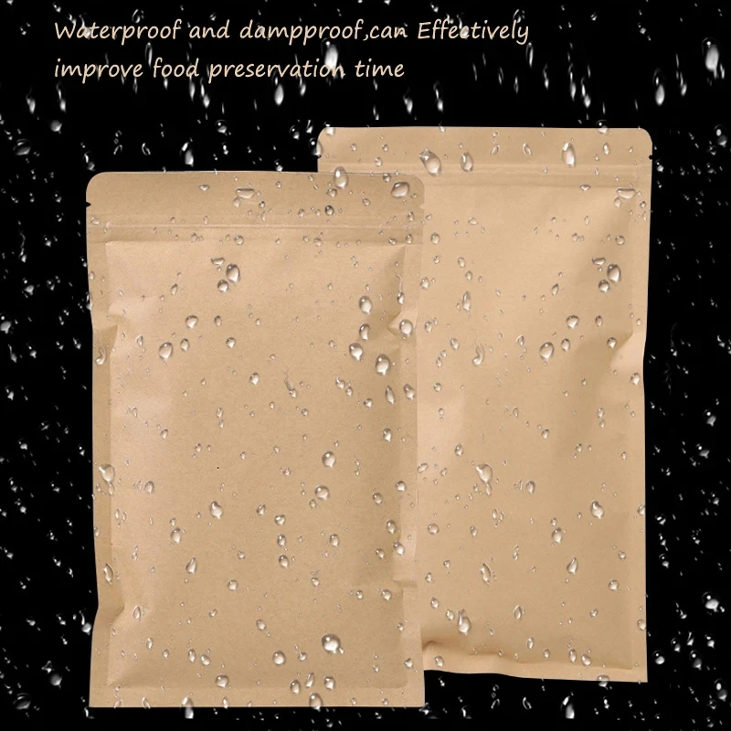 Food Storage Zipper - Pochette à fermeture éclair en papier