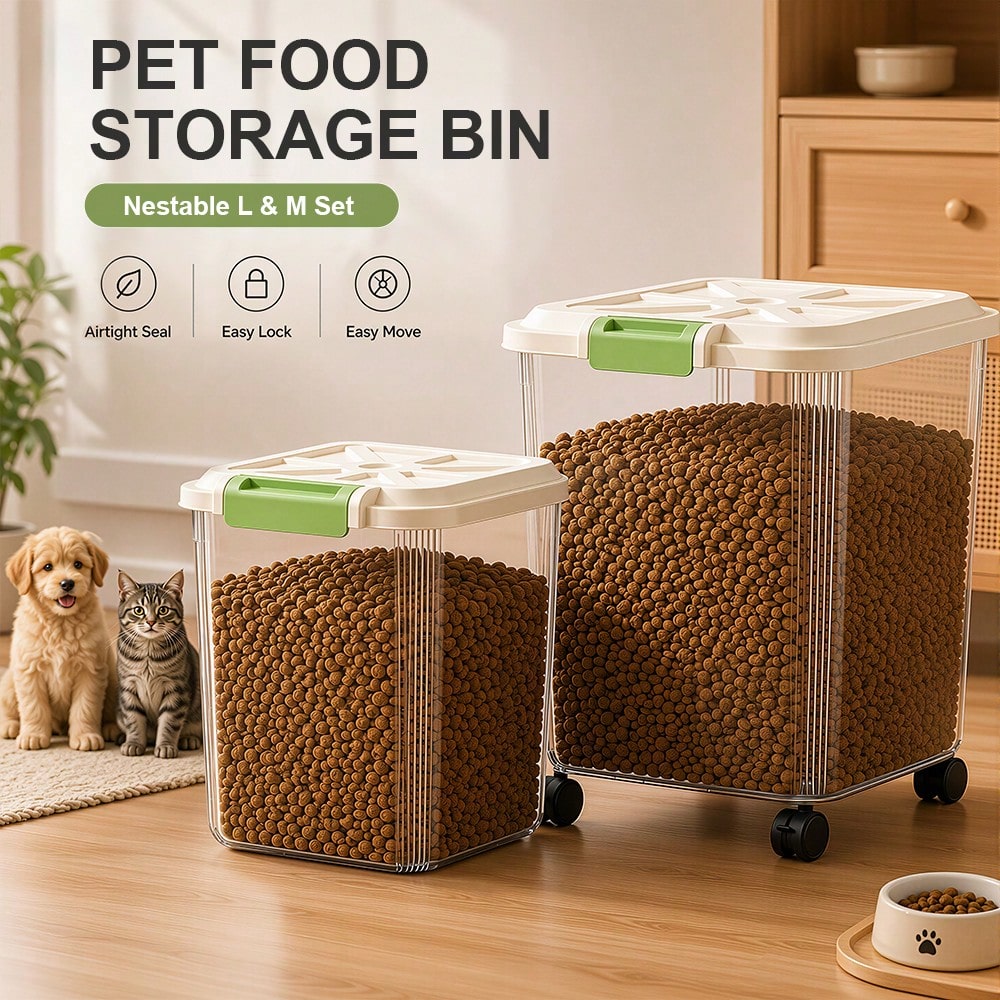 Food Storage No Plastic - Ensemble de 2 contenants de stockage