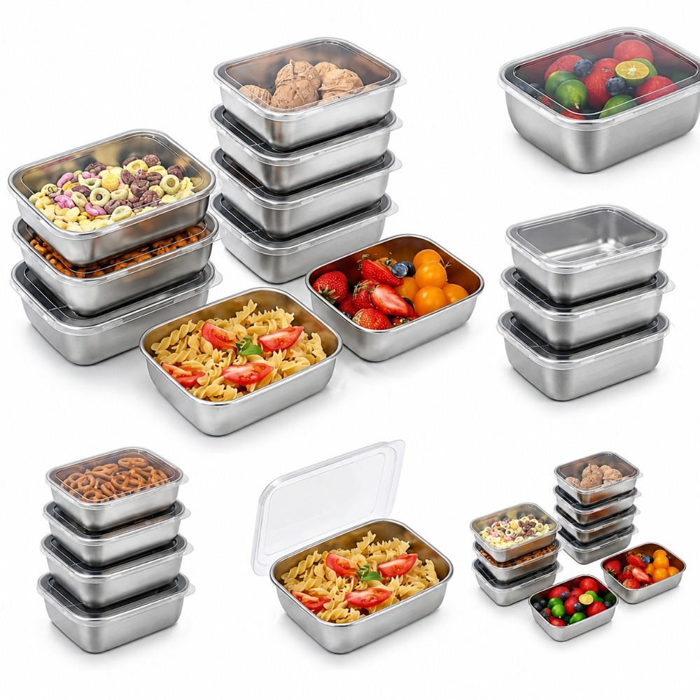 Food Storage Lunch Box - Lot de 6 boîtes de conservation