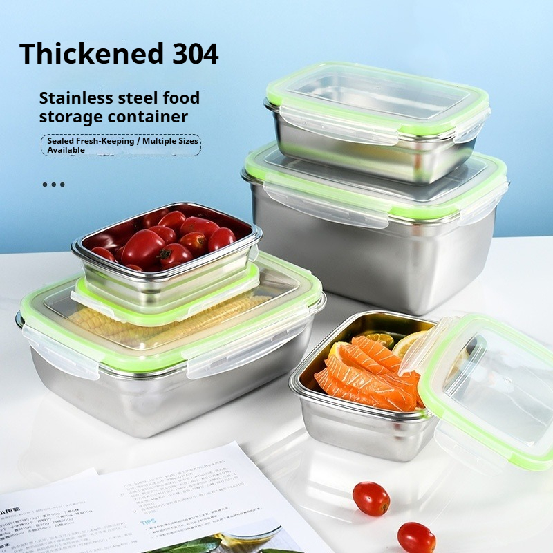 Food Storage Lunch Box - Boîte à déjeuner en acier inoxydable