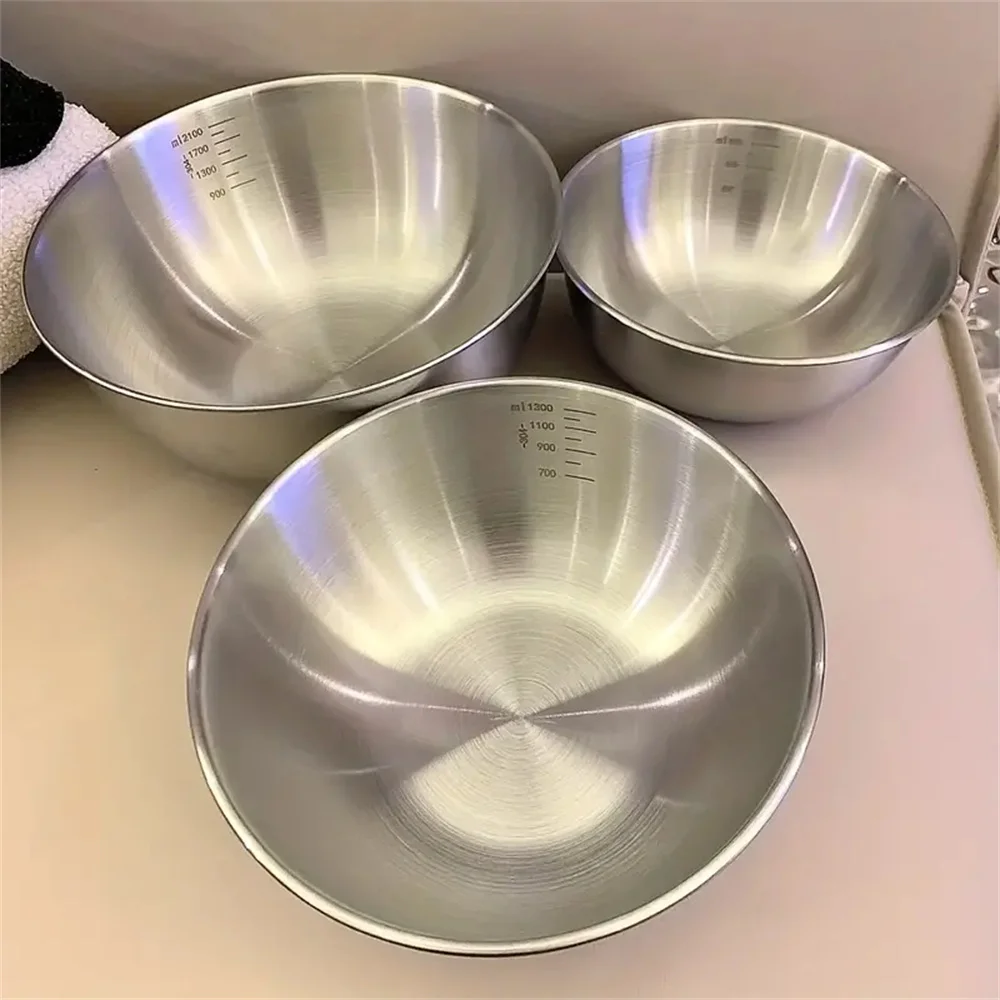 Food Storage Home - Ensemble de 3 bols en acier