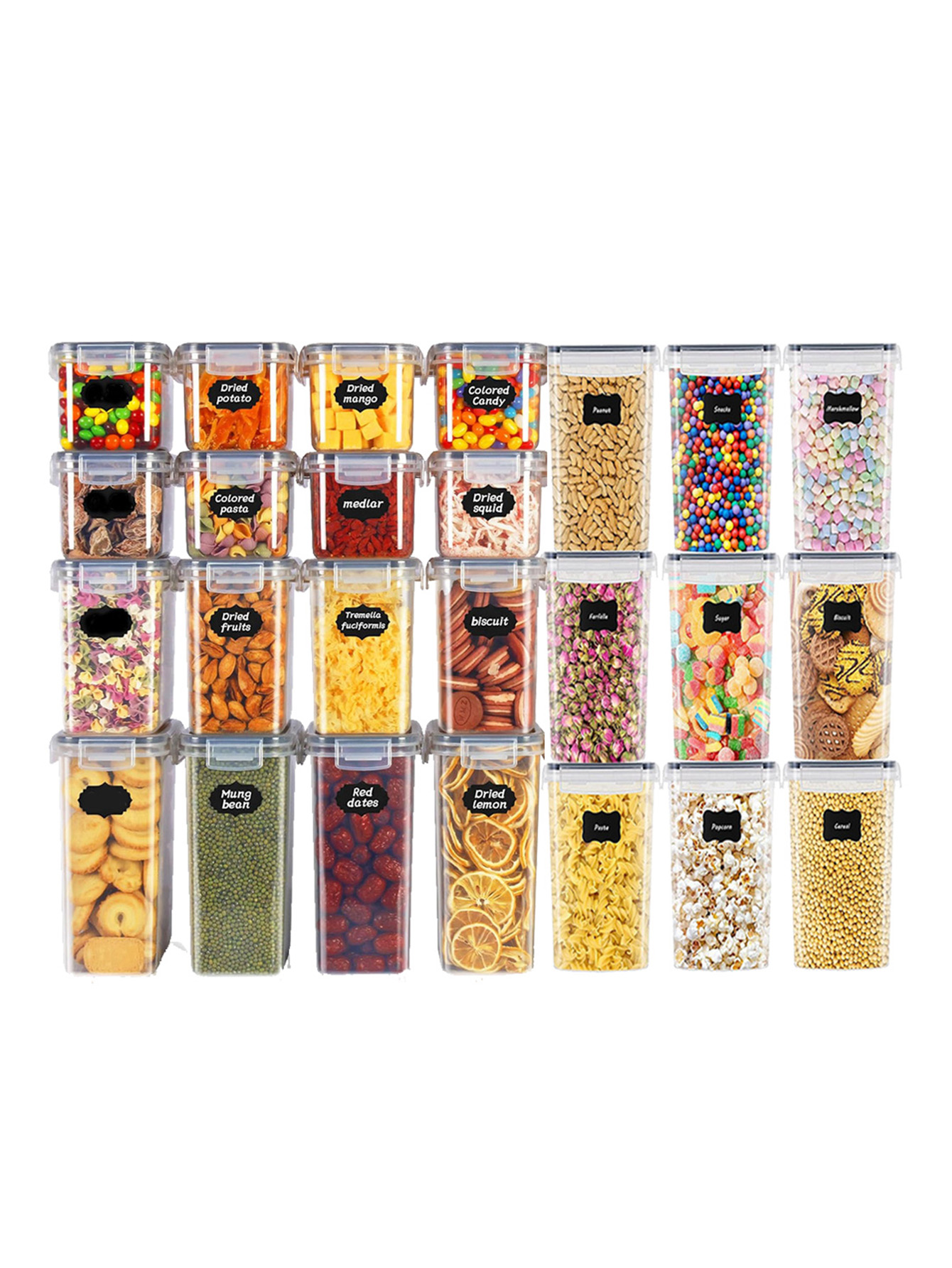 Food Storage Heat - 48 pièces, Contenants de stockage alimentaire