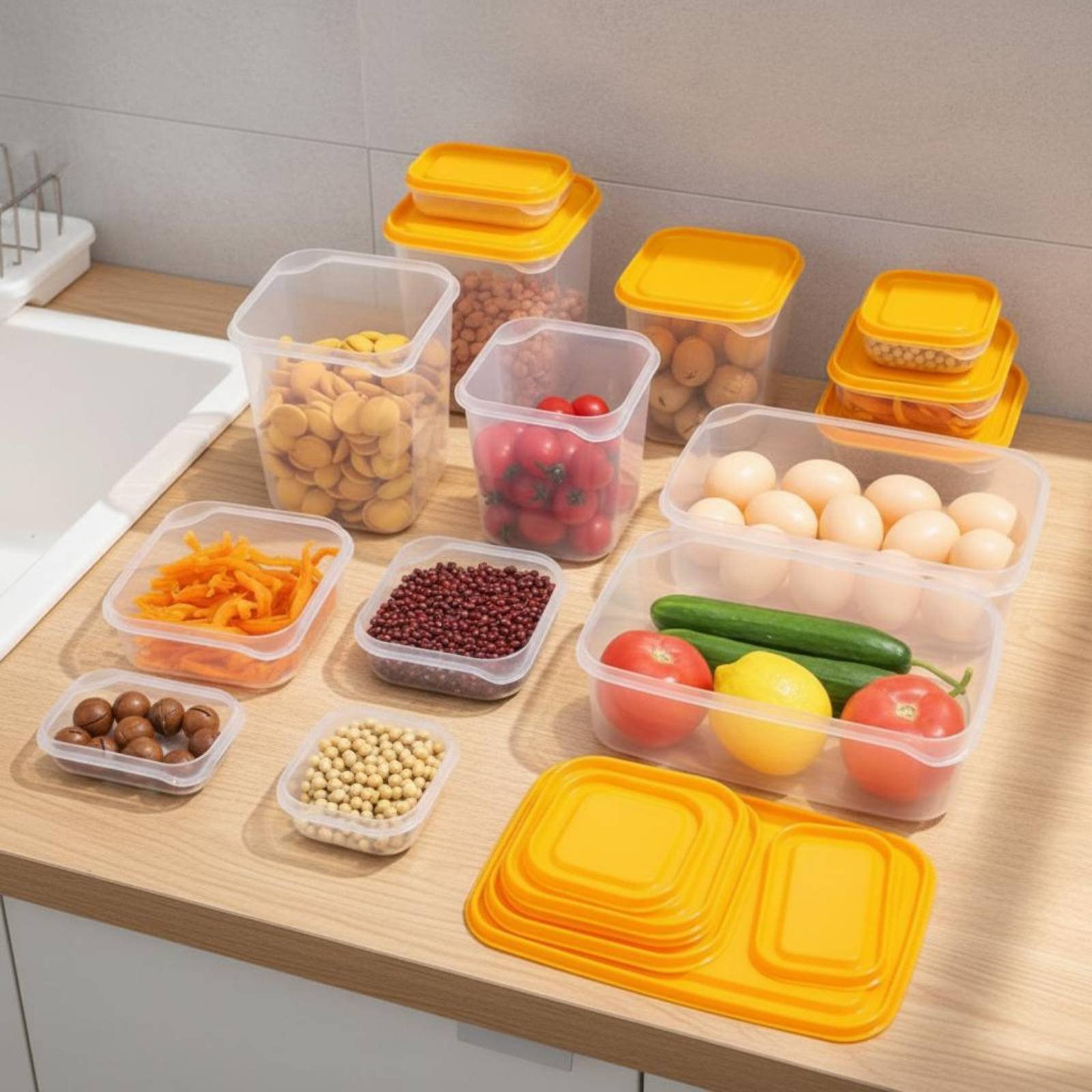 Ensemble de 17 boîtes de range - Food Storage Containers avis et prix
