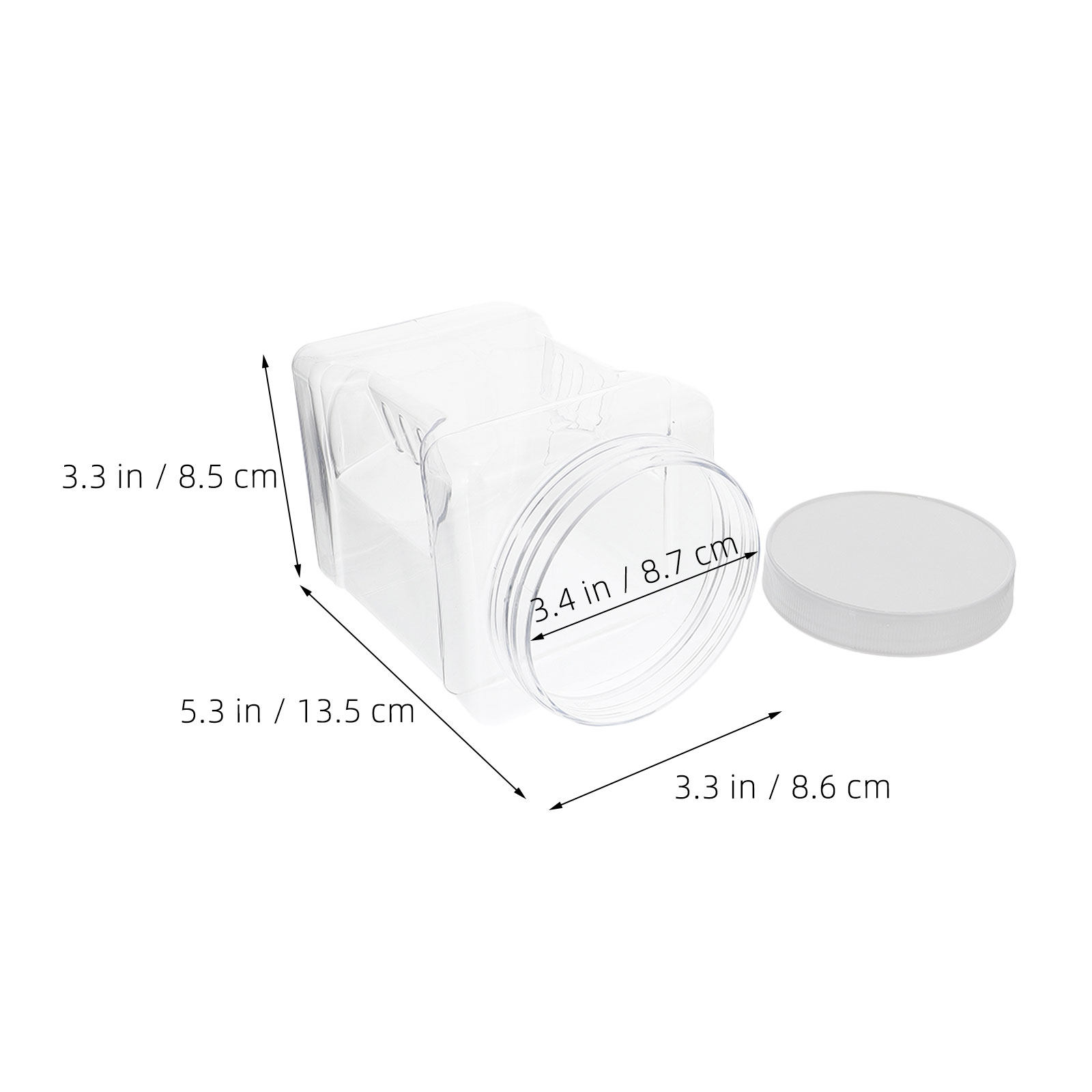 6 boîtes carrées transparentes - Food Storage Containers avis et prix