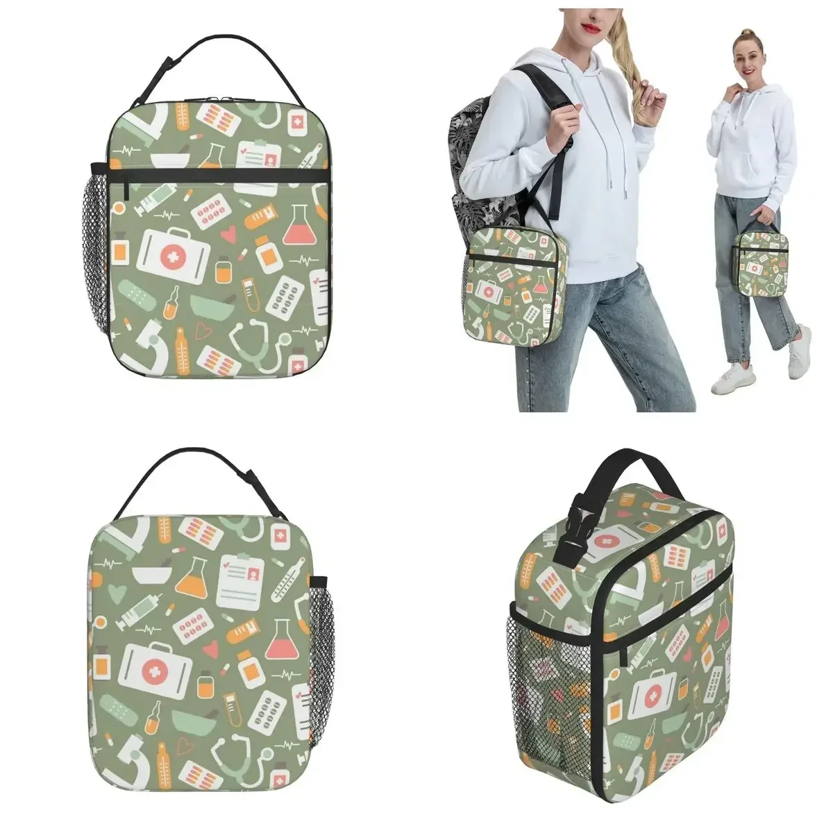 Sac isotherme à motif infirmie - Food Storage Zipper avis et prix