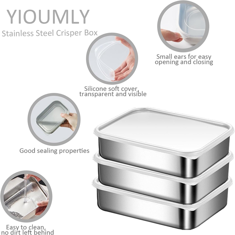 Contenants en acier inoxydable - Food Storage Containers avis et prix