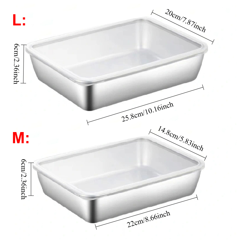 1-3 pièces de contenants de st - Food Storage No Plastic avis et prix