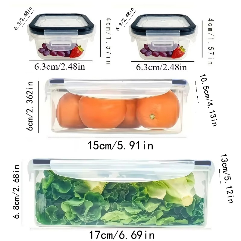 Ensemble de 8 pièces comprenan - Food Storage Freezer Containers avis et prix