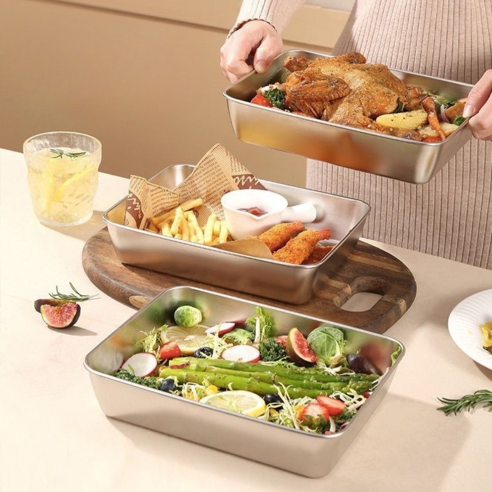 Plateau de service en acier in - Food Storage Heat avis et prix