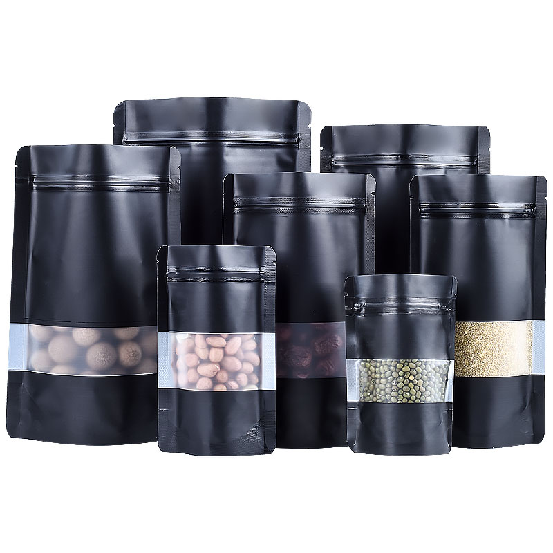 100 pièces debout noir mat feu - Food Storage Zipper avis et prix
