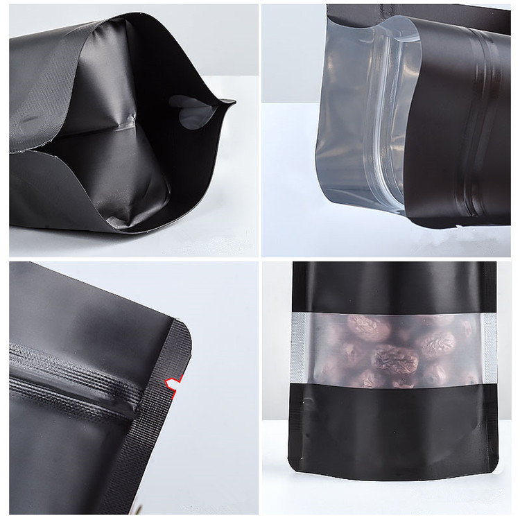 100 pièces debout noir mat feu - Food Storage Zipper avis et prix
