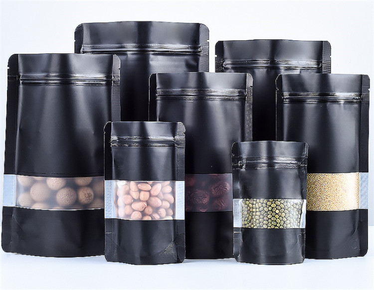 100 pièces debout noir mat feu - Food Storage Zipper avis et prix