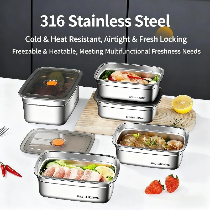 Boîte à lunch hermétique en ac - Food Storage Freezer Containers avis et prix