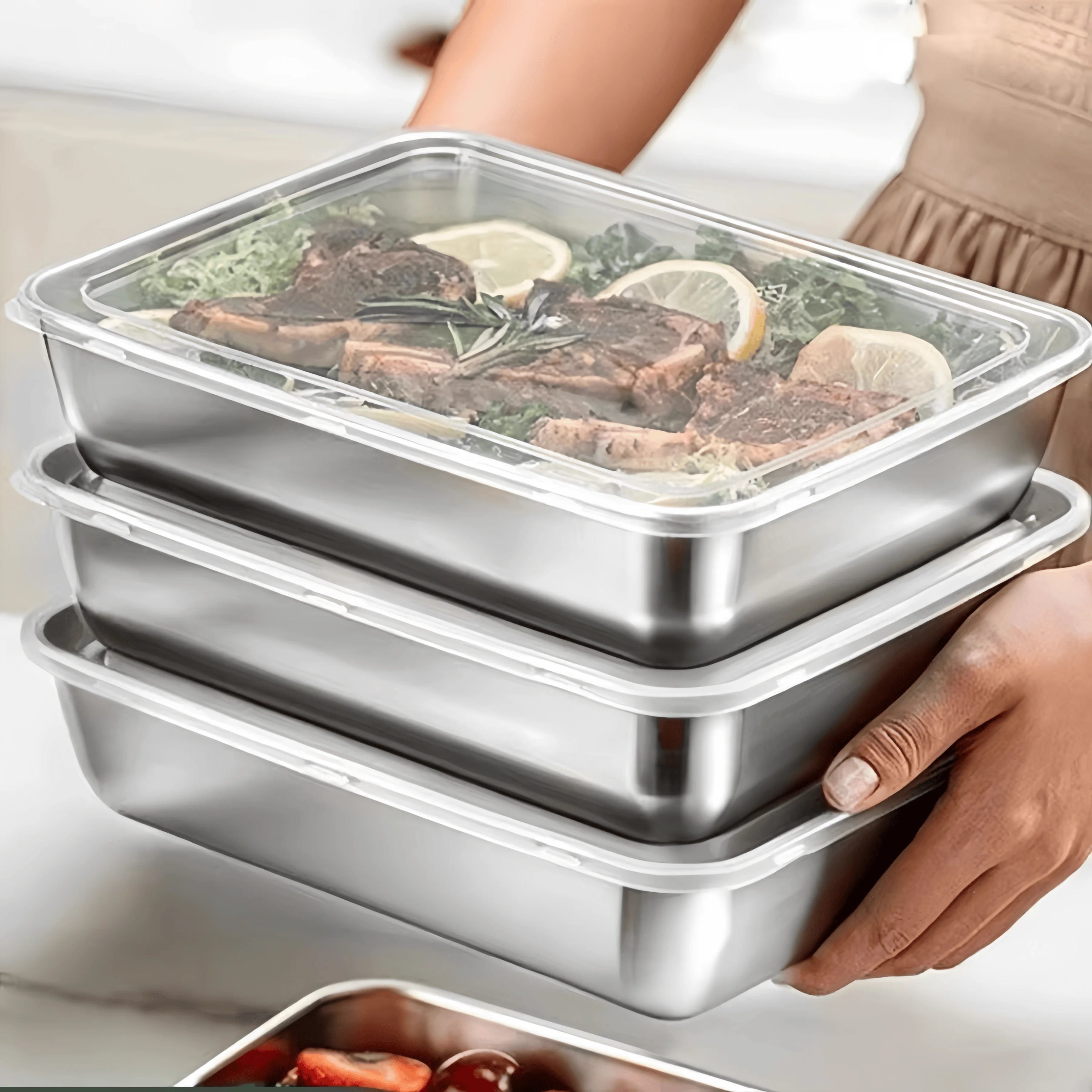 Boîte à lunch scellée en acier - Food Storage Lunch Box avis et prix